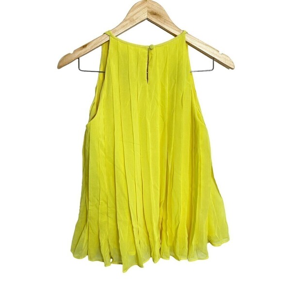 J Crew Women's‎ Yellow Pleated Top Size 2 - Picture 9 of 9